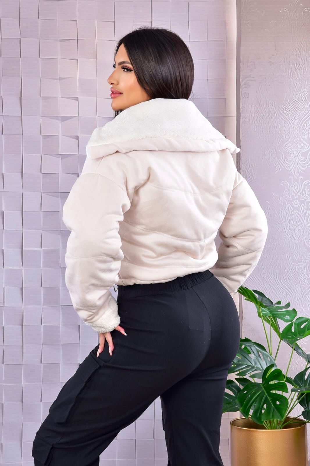 Chaqueta gamuza bomber