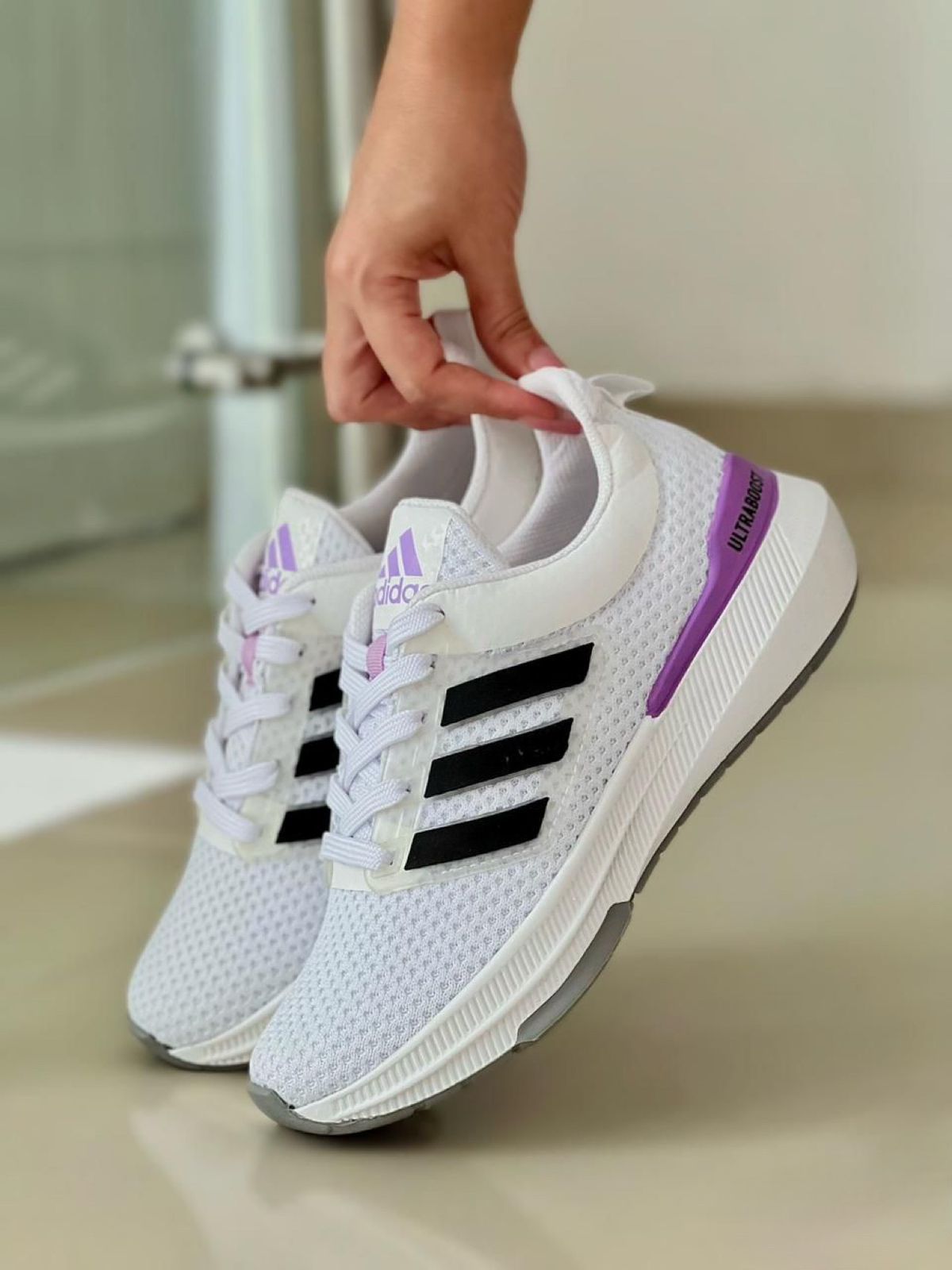 Adidas Ultraboost Dama / Blanco - Lila