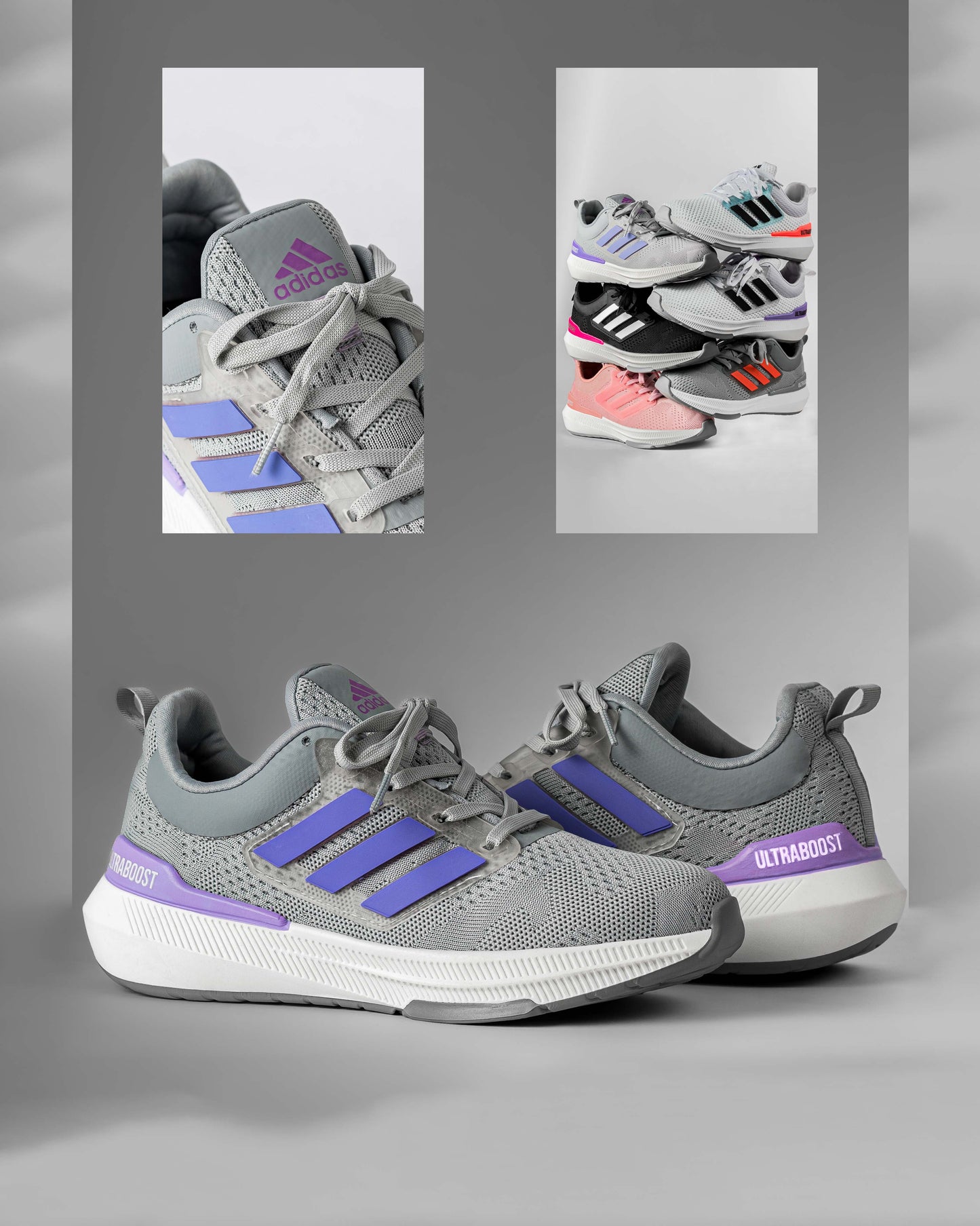 Adidas Ultraboost / Gris - Lila