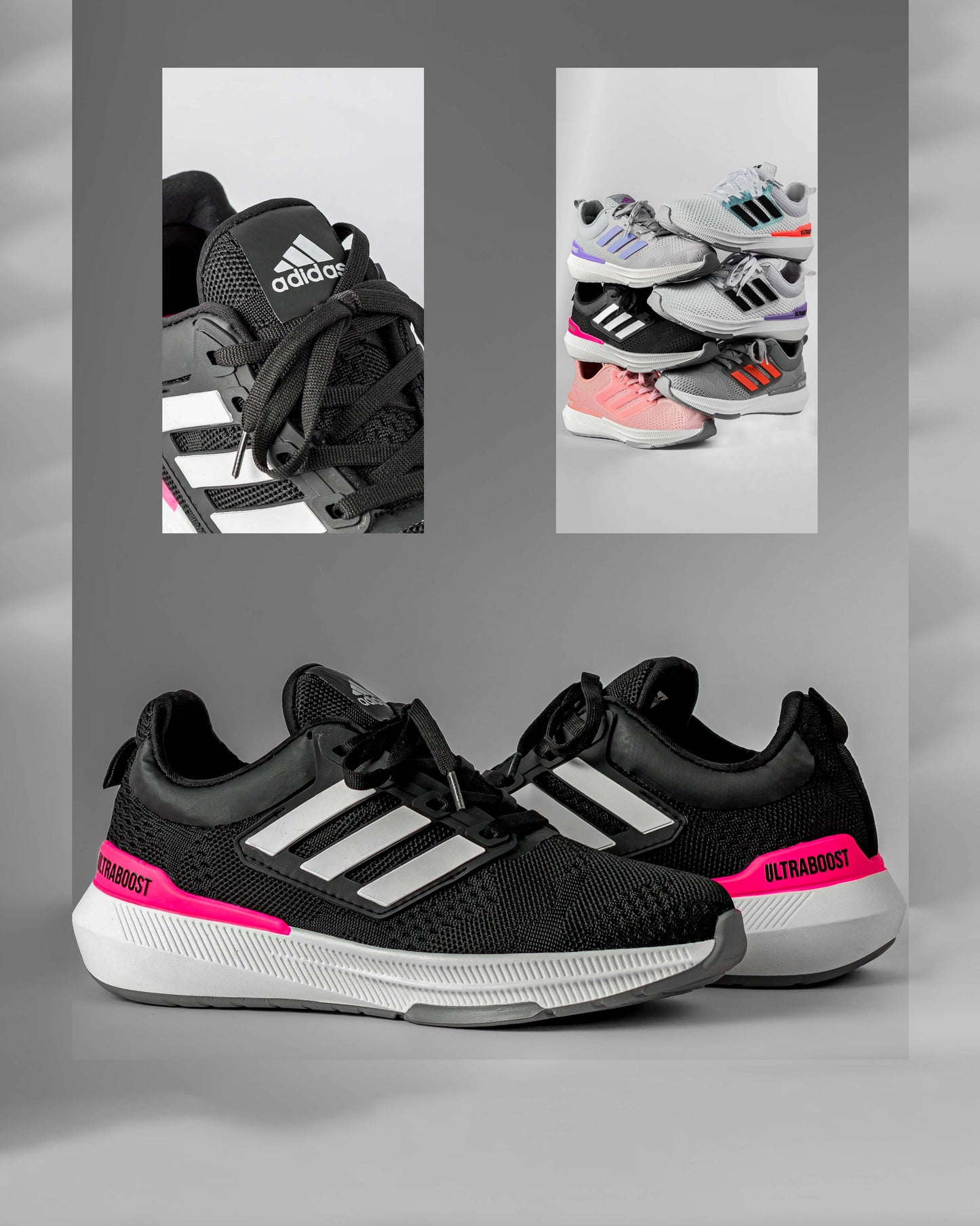 Adidas Ultraboost / Negro - Rosa