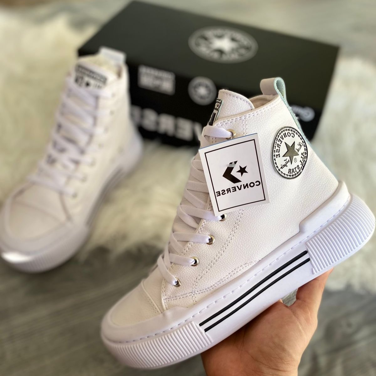 All Star Chuck Taylor Converse corte alto / Blanco