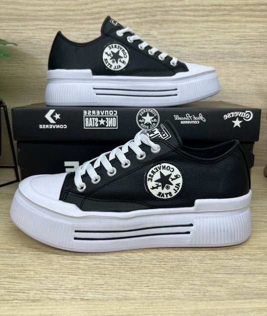 All Star Chuck Taylor Converse corte bajo / Negro