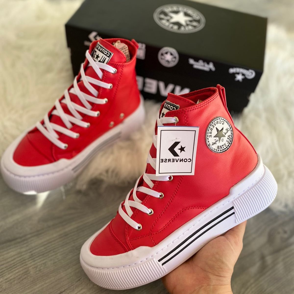 All Star Chuck Taylor Converse corte alto / Rojo